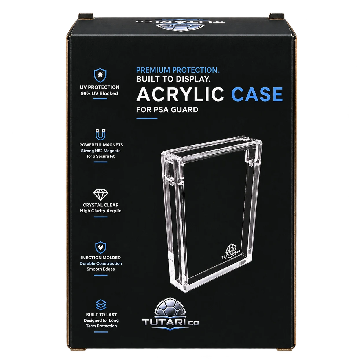 Tutari Co The Brick slab acrylic case retail packaging