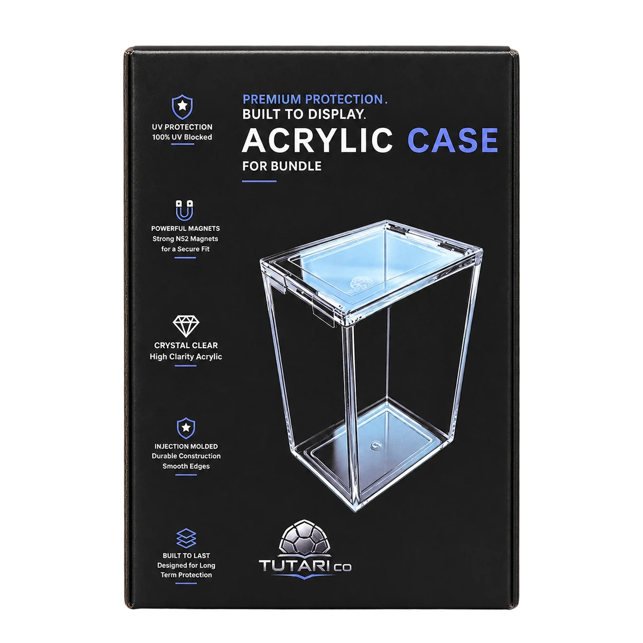 Booster Bundle Case — Tutari Co acrylic case packaging
