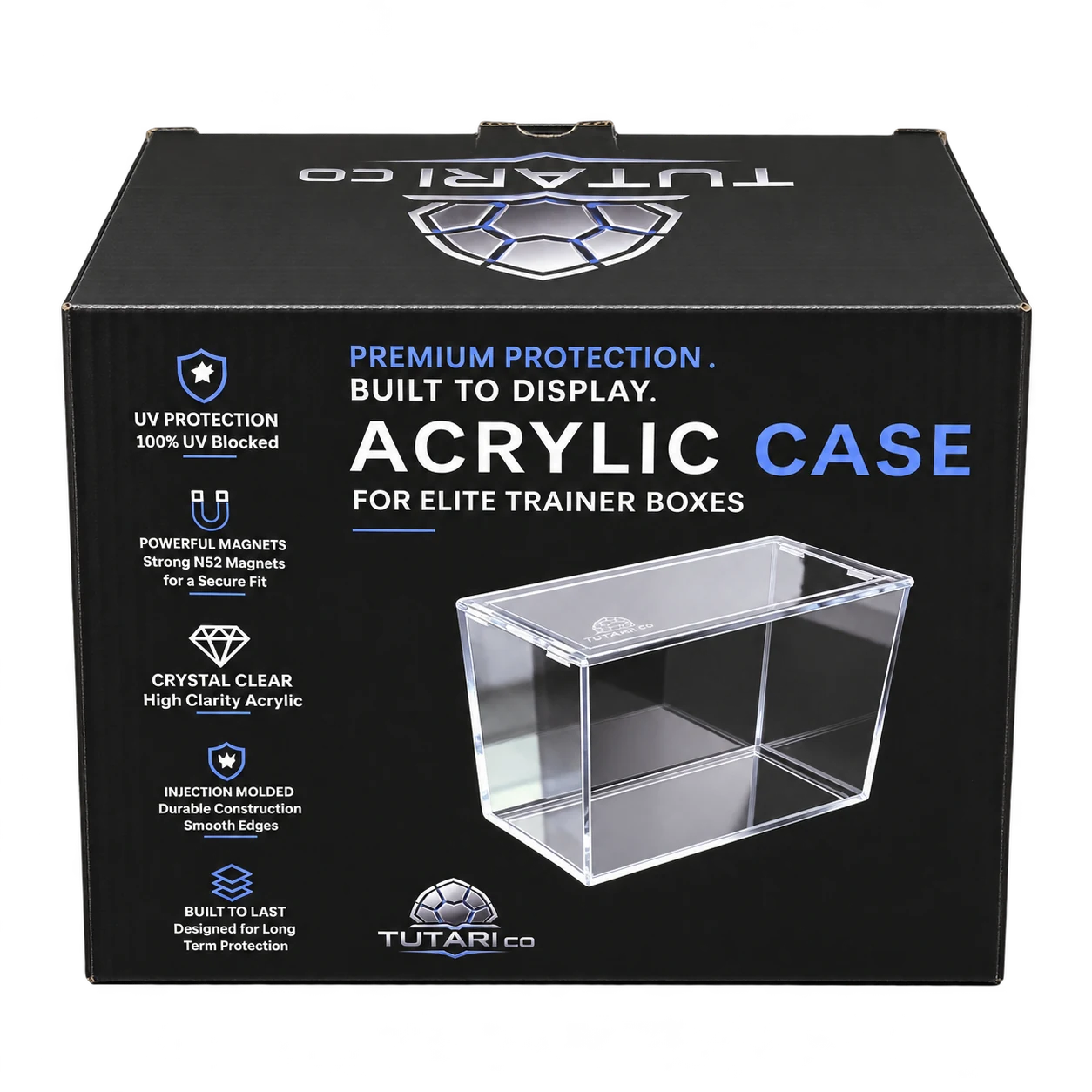 ETB Acrylic Case — Tutari Co acrylic case packaging